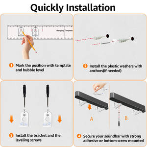 <span class=keywords><strong>ติด</strong></span>ตั้<span class=keywords><strong>ง</strong></span> Soundbar <span class=keywords><strong>ติด</strong></span>ผนั<span class=keywords><strong>ง</strong></span>, ขายึด Soundbar ใช้ได้กับซัมซุ<span class=keywords><strong>ง</strong></span>, VIZIO, LG, Sony, <span class=keywords><strong>JBL</strong></span> Soundbar Mount ใต้ทีวี - Product Image 6