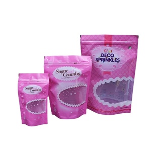Finestra anteriore stampata personalizzata 1 oz 1 libbra 3.5g Stand up a prova di odore sacchetto di imballaggio in plastica - Product Image 1