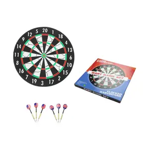 Hot Supplier Professional Custom Flocked Paper Dartboard 15" For Office Use