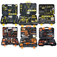 Kit d'outils portables pour réparation automobile et usage domestique, en acier au carbone, avec mallette rigide, ensemble universel de quincaillerie, personnalisable, support OEM