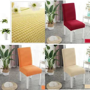 Housse De Chaise Housse Amovible Anti-sale Siège Housse De Chaise Spandex Cuisine Couverture pour Banquet Mariage Dîner Restaurant - Product Image 6