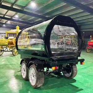 Carroza Fúnebre Americana de Lujo, Blanca, de Acero y Cuero, con Columna Romana Eléctrica, <span class=keywords><strong>Transporte</strong></span> Especial - Product Image 6