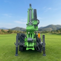 Foreuse hydraulique complète pour carottage diamanté, machine de forage de 800m à 1000m montée sur chenilles