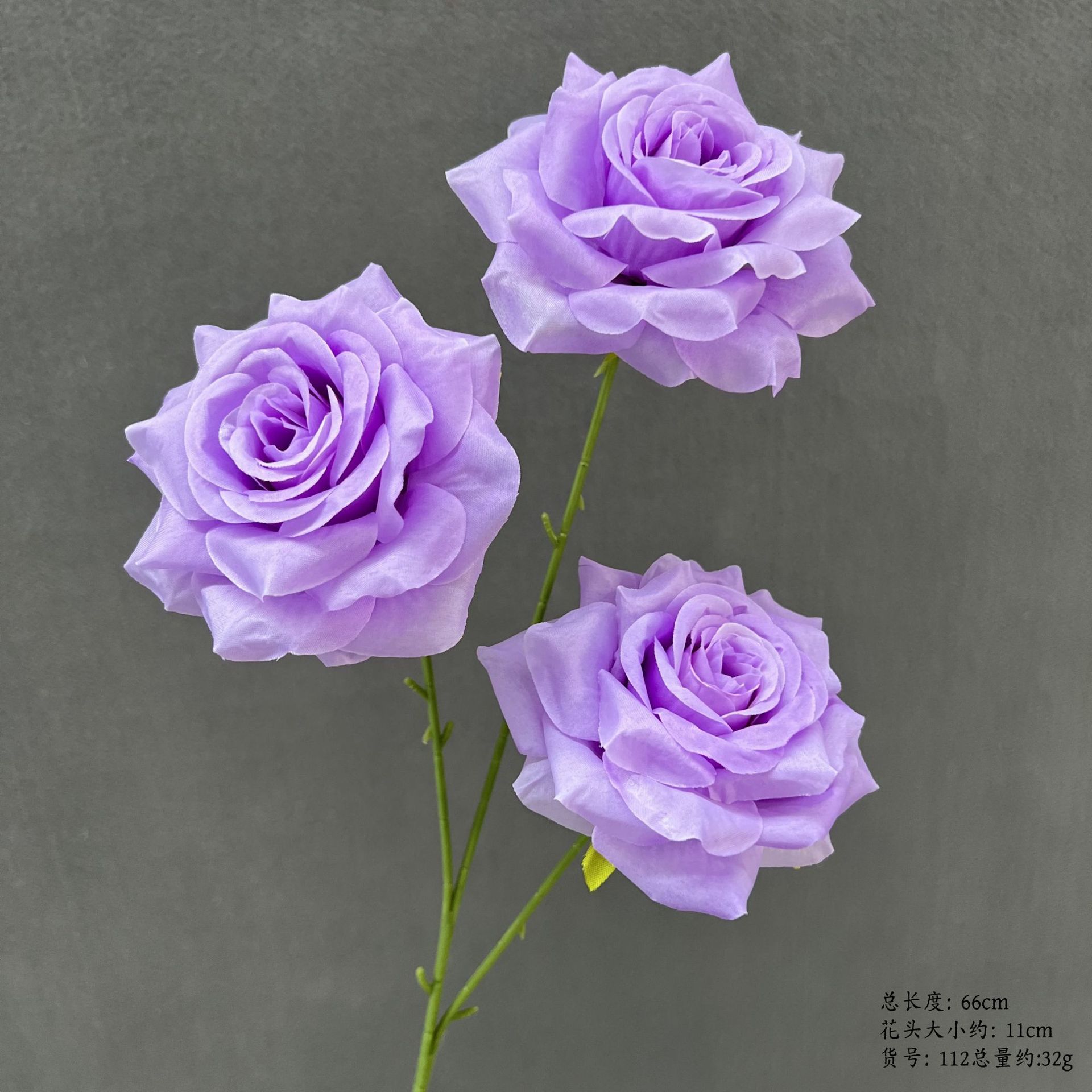 Item no 112-three-head diamond rose