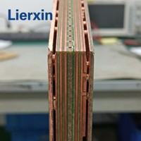 Lierxin LEX-UPS-1K Carte de contrôle principale de l'onduleur en cuivre robuste 3oz 1kVA, 4 couches, double conversion, onde sinusoïdale pure, IGBT PWM, batterie