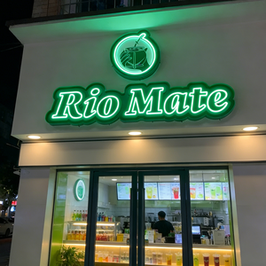 Insegna Pubblicitaria LED Personalizzata 3D da Parete, Strisce al Neon Multicolore con Telecomando, 4 Piedi, per Esterni - Product Image 3