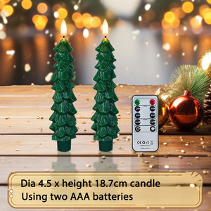 Điều khiển từ xa LED giáng sinh Tree LED Candle parrfin sáp Led <span class=keywords><strong>Candles</strong></span> - Flameless, pin hoạt động, chế độ hẹn giờ cho kỳ nghỉ trang trí nội thất - Product Image 5