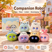 Jouet en peluche interactif intelligent IA en gros, en matériau sûr et durable, robot compagnon émotionnel, animal électronique de compagnie en coton PP