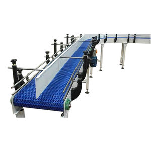 Paslanmaz Çelik SUS304 Plastik Tel Örgü Düz Hareketli Konveyör Gıda Endüstrisi Konveyör Bant Sistemi - Product Image 2