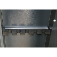 Coffre-fort à armes à feu en métal de qualité supérieure, modèle Shuaima L6-6, 400*350*1500mm, épaisseur 6mm, avec serrure à clé, robuste, NOIR/GREY FONCÉ, pour usage pénitentiaire