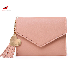 RTS Bulk Mixed Order Custom Logo <b>Small</b> <b>Purse</b> ID Card Bank Card Coin Bag Foldable Wallets for Women - Product Image 2