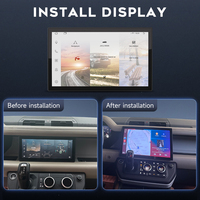 GHive Lecteur Multimédia Carplay Android 14 à écran tactile de 11.6 pouces pour Land Rover Defender