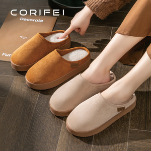 Custom Thick <strong>Sole</strong> Tasman <strong>Slipper</strong> Women's Snow <strong>Boots</strong> New Fashion Winter Muffin Warm Fur Upper Breathable TPR Outsole - Product Image 5