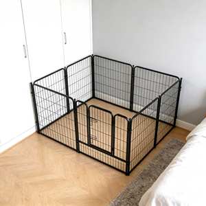 Enclos extérieur <span class=keywords><strong>pour</strong></span> <span class=keywords><strong>chien</strong></span>, clôture <span class=keywords><strong>pour</strong></span> animaux de compagnie, barrière d'isolation, cage intérieure <span class=keywords><strong>pour</strong></span> <span class=keywords><strong>chien</strong></span> de petite à <span class=keywords><strong>grande</strong></span> taille - Product Image 1