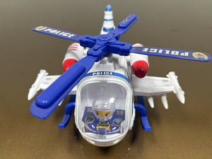 Jouets à Remonter Amusants en <span class=keywords><strong>Dessin</strong></span> <span class=keywords><strong>Animé</strong></span> Direct Usine, Avion de Police Électrique Universel à Remonter, Hélicoptère pour Enfants, Jouets de Prix - Product Image 3