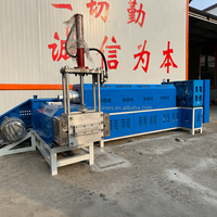 Machine de granulation de double-unité de vis simple de recyclage des déchets en plastique avec le système de compactage et de pelletisation