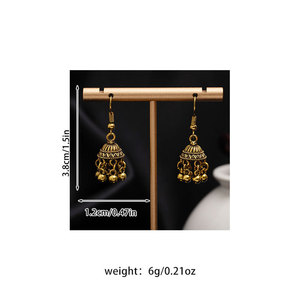 Pendientes Colgantes con Cuentas <span class=keywords><strong>de</strong></span> Estilo Étnico Retro Clásico, Joyería <span class=keywords><strong>de</strong></span> Moda para Mujer, Gancho para la Oreja, Pendientes <span class=keywords><strong>de</strong></span> Borla Bohemios al por Mayor - Product Image 5