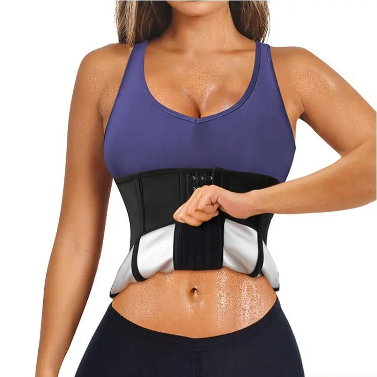 Waist Trainer Corset Belt 9 Steel Bones Back Support Sauna Waist Trainer Weight Loss Get fit Waist Trainer