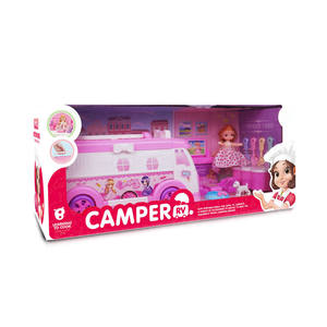 EPT vente en gros de maison de poupée <span class=keywords><strong>pour</strong></span> filles ensemble de jeu portable caravane <span class=keywords><strong>camping</strong></span>-<span class=keywords><strong>car</strong></span> roue libre bus voiture cuisine kit de jouets <span class=keywords><strong>camping</strong></span>-<span class=keywords><strong>car</strong></span> jouet de simulation - Product Image 2