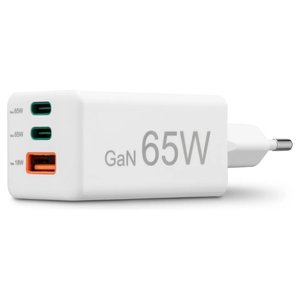 Hama 65W GaN <b>Charger</b> USB <b>Type</b> <b>C</b> USB <b>Type</b> A White Multifunction - Product Image 5