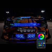 Feux de calandre LED RGB personnalisés avec contrôle par application pour voitures, camping-cars, véhicules tout-terrain, VTT, voitures de sport, voiturettes de golf