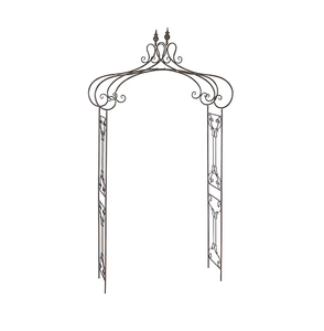 Vente chaude Haute Qualité Gonflable En Fer Forgé Noir En Plein Air Fleur <span class=keywords><strong>Ballon</strong></span> <span class=keywords><strong>Jardin</strong></span> Arche Fleur Cadre En Métal avec Banc De Siège - Product Image 2