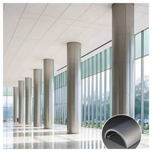 Revêtement mural <span class=keywords><strong>extérieur</strong></span> en <span class=keywords><strong>aluminium</strong></span> PRIMA à grain de bois, résistant à la corrosion, pour villa - Product Image 4