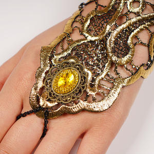 यूरोपीय अमेरिकी गोथिक खेल वेशभूषा हेलोलीन कट सोने के फीथ हाथ की आस्तीन पंख पंख वाली कलाई कई रंगीन वयस्क यूनिसेक्स पार्टी - Product Image 5