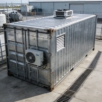 Chambres froides mobiles alimentées par l'énergie solaire pour aliments, conteneurs de stockage frigorifique, congélateurs mobiles