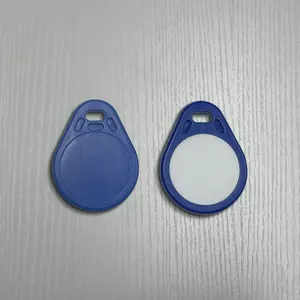 การ์ดควบคุมการเข้าถึงพวงกุญแจ NFC RFID KEYFOB Hitag DESFire Chip RFID KEYFOB NFC RFID แท็กแท็กคีย์ fob