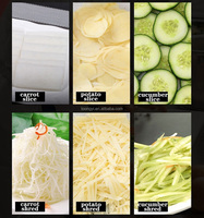 Loongyi électrique légumes et fruits gingembre pomme de terre carotte oignon curry poivre trancheuse déchiqueteuse