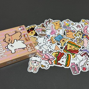 Cute Stickers Cartoon Capybara <b>PVC</b> Stickers Waterproof Animal DIY Home Decora Phone Cases Water Bottles Laptop Custom Stickers - Product Image 4