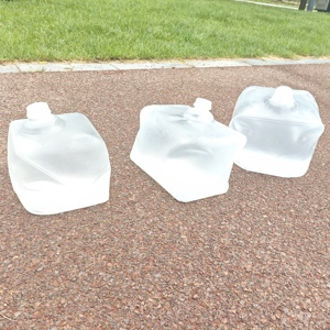 Sac seau souple en plastique en boîte bon marché bon marché bonne étanchéité sans fuite 20l sans poignée jerrycan pliable avec trous - Product Image 4