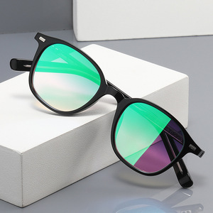 Occhiali da Sole Polarizzati con Lenti Colorate <span class=keywords><strong>TR</strong></span> UV400, Design Retrò Quadrato per Uomo e Donna - Product Image 2