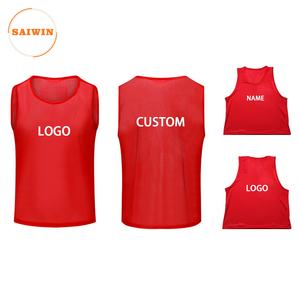 कस्टम फुटबॉल बीबीएस फुटबॉल प्रशिक्षण बीबीएस लुगनीय पिननेस सॉकर छोटे बनियान फुटबॉल प्रशिक्षण बनियान - Product Image 3