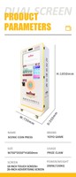 Distributeur automatique extérieur personnalisé avec écran publicitaire et écran tactile pour la vente de médailles en Malaisie – Idéal pour les collectionneurs de pièces de monnaie