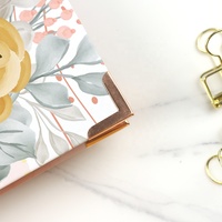 Cuaderno de tapa dura A5 de lujo de diseño personalizado de alta calidad y planificador semanal de diario impresión personalizada
