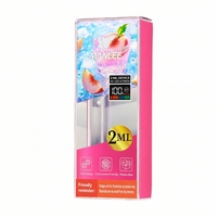 Boîte d'emballage en plastique transparent rose en PP PET, étui mince pour rangement, boîte cadeau personnalisée pour affichage en magasin, supermarché