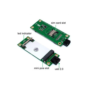 Taidacent USB Để Mini PCIE Chuyển Đổi Mini <span class=keywords><strong>PCI</strong></span>-E Để USB Adapter Board Với Khe Cắm Thẻ SIM Cho <span class=keywords><strong>GSM</strong></span> <span class=keywords><strong>GPRS</strong></span> Thẻ WIFI WWAN/LTE Module - Product Image 3