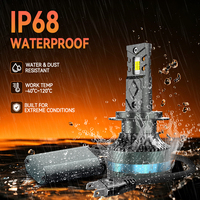 Ampoule LED pour voiture K15 26000LM 140W H13 H1 H7 9005 9006 H11, lumière LED pour voiture, moto, phares LED, couleur 6000K, directement de l'usine