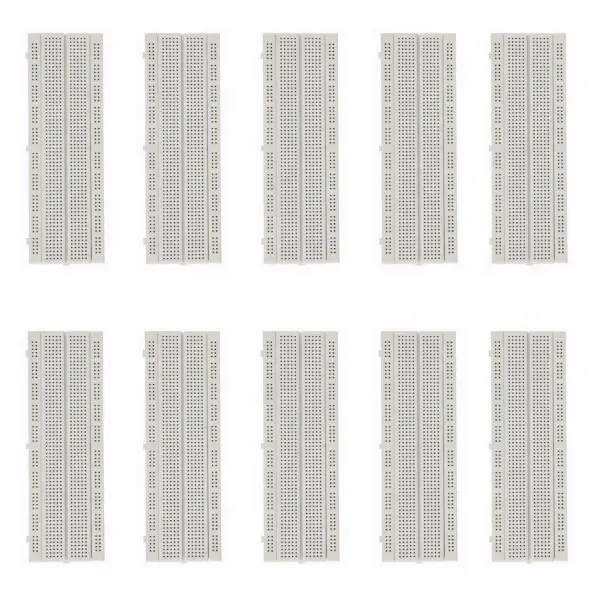 MB-102/ 830 Tie-point lehimsiz evrensel Breadboard kırmızı ve mavi çizgiler Protoboard 830 puan