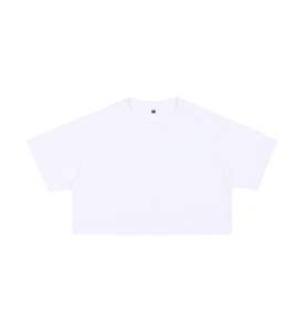 T-shirt court pour femme RUICHI personnalisable, en coton 210GSM, couleur unie, coupe ajustée, style Spice Girl, manches courtes - Product Image 3