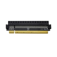 Carte adaptateur d'extension Lesozoh PCI-E Express 5.0 16X mâle-femelle anti-interférences électromagnétiques pour ordinateur portable/de bureau
