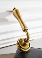 Poignées de porte de luxe modernes à moletage intérieur, finition satinée or, pour chambre et salle de bain, vente directe usine, serrure facile