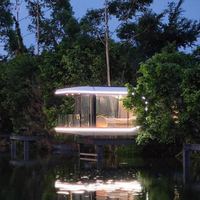 Maison préfabriquée en acier détachable de haute qualité, capsule spatiale, hôtel, cabine, mini-maison avec couchettes