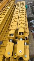 Pièces de machines de construction : Base pivotante en acier au carbone soudé pour pièces de rechange de grue à tour
