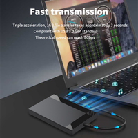 Harga Pabrik Hdd Enclosure Usb 3.0 2.5 Inch Kotak Casing Hard Drive Disk Eksternal untuk HDD SSD SATA 7mm-9.5mm