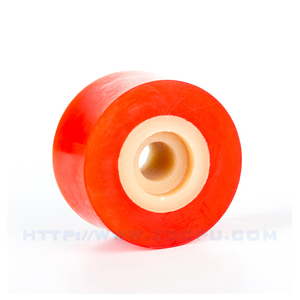 ลูกกลิ้งโพลียูรีเทนสีส้มแบบกำหนดเองจากโรงงานมืออาชีพ, ล้อยาง - Product Image 6