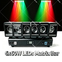 FEIYUEYUE 6X60W RGBW+84X2W CW&WW LED Moving Head Matrix Beam Bar Light DMX512 Control CRI90 DJ Club Live Stage Event Lighting