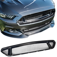 Grille supérieure avant en fibre de carbone véritable pour Ford Mustang 2015-2017 GT et Shelby GT350 EcoBoost Coupé – Amélioration